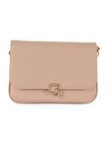 ROSA CHIARO | Borsa a tracolla ZAFFIRA con placca logo ROSA CHIARO | Borsa a tracolla ZAFFIRA con placca logo
