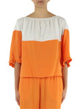 ARANCIONE | Blusa in viscosa