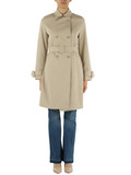 BEIGE | Trench in tessuto stretch