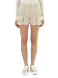 BEIGE | Pantaloncino safari in cotone PORTA