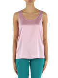 ROSA | Top in seta stretch GILBERT ROSA | Top in seta stretch GILBERT