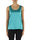 VERDE | Top in seta stretch GILBERT