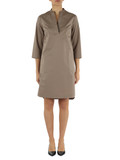 TORTORA | Abito a tunica in cotone stretch TORTORA | Abito a tunica in cotone stretch