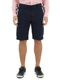 BLU SCURO | Bermuda cargo regular fit in cotone stretch