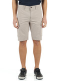 GRIGIO | Bermuda cargo regular fit in cotone stretch