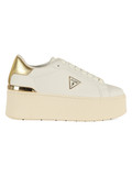 ORO | Sneakers platform in ecopelle con placca logo