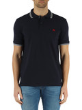 BLU SCURO | Polo in cotone stretch NEW MEDINILLA STR 01