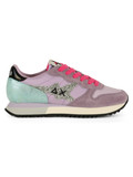 VIOLA CHIARO | Sneakers in pelle e tessuto STARGIRL GLITTER LOGO