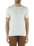 BIANCO | T-shirt RINOCORTA in cotone stretch