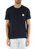 BLU SCURO | T-shirt in cotone con taschino frontale