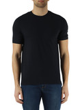 BLU SCURO | T-shirt girocollo in cotone stretch
