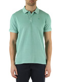 VERDE | Polo in cotone piquet con ricamo logo