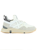 BIANCO | Sneakers in pelle e tessuto CLICK 64