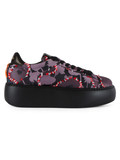 NERO | Sneakers platform in tessuto