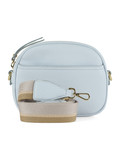 CELESTE | Borsa a tracolla in pelle grana dollaro NINA CELESTE | Borsa a tracolla in pelle grana dollaro NINA