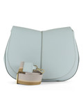 CELESTE | Borsa a spalla HELENA ROUND in pelle grana dollaro CELESTE | Borsa a spalla HELENA ROUND in pelle grana dollaro