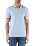 CELESTE | Polo regular fit in cotone piquet con ricamo logo CELESTE | Polo regular fit in cotone piquet con ricamo logo