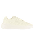 BIANCO | Sneakers in ecopelle con placca logo rimovibile