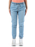 BLU CHIARO | Pantalone jeans modello jogger