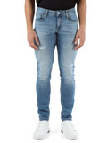 BLU CHIARO | Pantalone jeans cinque tasche OZZY Tapered fit
