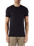 BLU SCURO | T-shirt super slim fit in cotone e modal