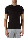 NERO | T-shirt super slim fit in cotone e modal