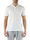 BIANCO | Polo regular fit in cotone mercerizzato con dettagli a contrasto