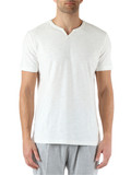 PANNA | T-shirt regular fit in cotone fiammato