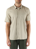 BEIGE | Camicia ADALIA regular fit in lino e viscosa