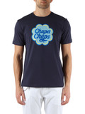 BLU SCURO | T-shirt regular fit in cotone stampa Chupa Chups BLU SCURO | T-shirt regular fit in cotone stampa Chupa Chups