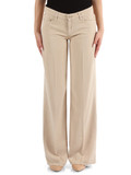 BEIGE | Pantalone cinque tasche in lyocell SEXY Palazzo