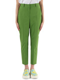 VERDE | Pantalone tasche america in cotone stretch