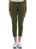 VERDE | Pantalone jeans con vita elasticizzata