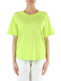 LIME | T-shirt oversize in cotone con ricamo logo