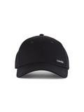 NERO | Cappello in cotone con patch logo