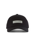 NERO | Cappello in cotone con stampa logo frontale