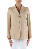 BEIGE | Blazer in misto cotone