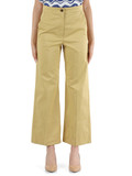 GIALLO SCURO | Pantalone in cotone stretch NABIS