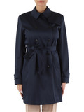 BLU SCURO | Trench in cotone stretch CAVOUR