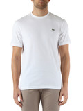 BIANCO | T-shirt regular fit in cotone con patch logo