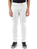 BIANCO | Pantalone jeans cinque tasche HOUSTON Slim Taper Fit