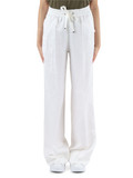 BIANCO | Pantalone in viscosa e lino TABUTA BIANCO | Pantalone in viscosa e lino TABUTA