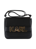 NERO | Borsa a spalla K/LETTERS FLAP