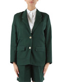 VERDE SCURO | Giacca Relaxed fit in cotone e lino VERDE SCURO | Giacca Relaxed fit in cotone e lino
