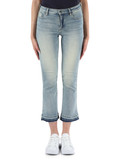 BLU CHIARO | Pantalone jeans cinque tasche J62 Flare Capri