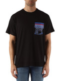 NERO | T-shirt regular fit in cotone con taschino frontale