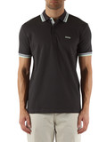 GRIGIO SCURO | Polo regular fit in cotone piquet con ricamo logo