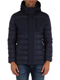 BLU SCURO | Piumino trapuntato con cappuccio NEW WARRIOR BLU SCURO | Piumino trapuntato con cappuccio NEW WARRIOR
