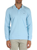 CELESTE | Polo a maniche lunghe in cotone piquet CELESTE | Polo a maniche lunghe in cotone piquet