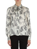 PANNA | Camicia jacquard in viscosa con stampa all over PANNA | Camicia jacquard in viscosa con stampa all over